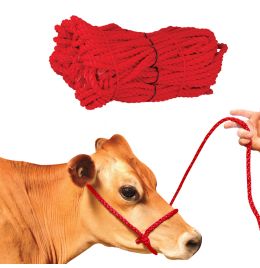 Cow Poly Halter [Red]