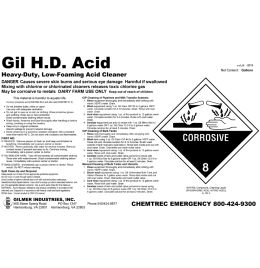 Gil H.D. Acid [15 Gallon]