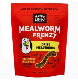 Happy Hen Mealworm Frenzy Poultry Treats [3.5 oz]