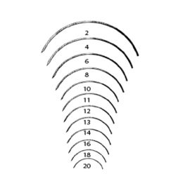 Jorgensen J7011002 Circle Needle Suture [2 3/8"]