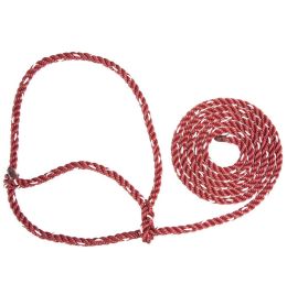 Sullivan HR Rope Halter [Red/White]