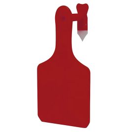Y-Tex Y-Tag Red Blank One-Piece Calf Ear Tag [100ct]
