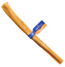 Barkworthies Double Cut Bully Stick Dog Chew [12"]