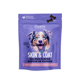 NutriSource PureVita Salmon Flavored Skin & Coat Dog Treats [6oz]