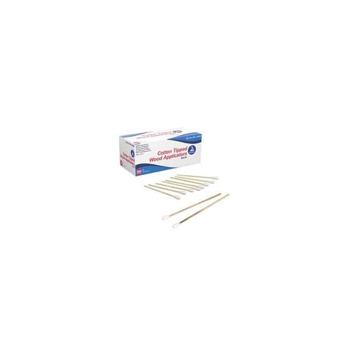 Medline MDS202000 Cotton Tip Applicators, Sterile, 6" (Pack Of 200