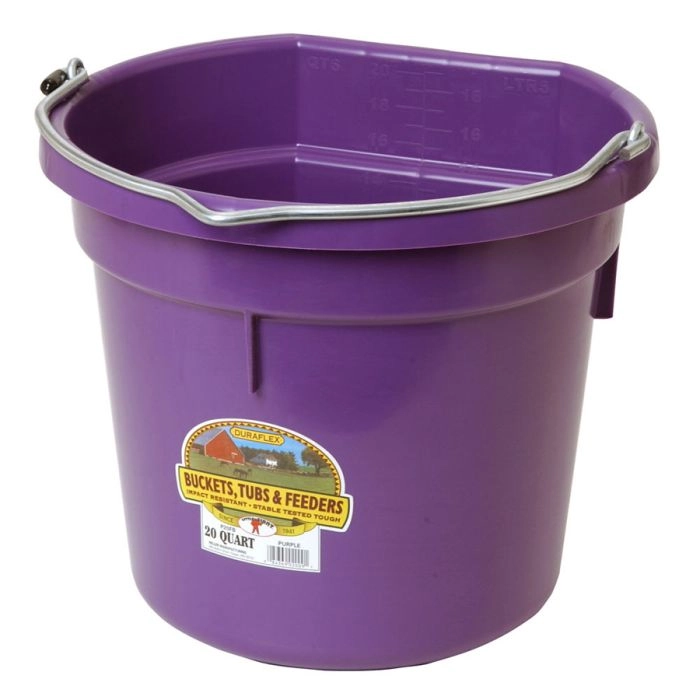 Flatback Bucket P20FB (Purple) [20 qt]